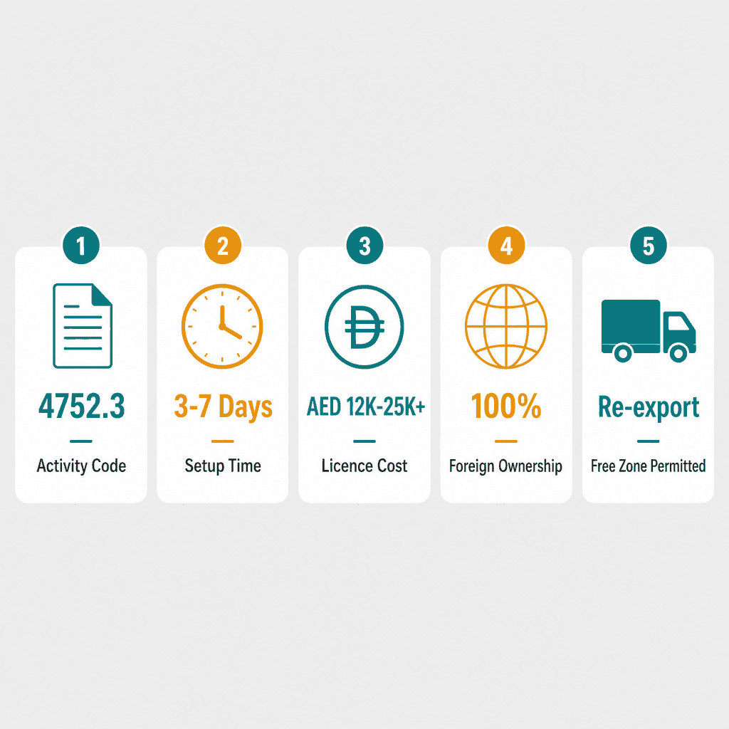 Infographic: Cement & Gypsum Trading License in Dubai: Cost and Requirements