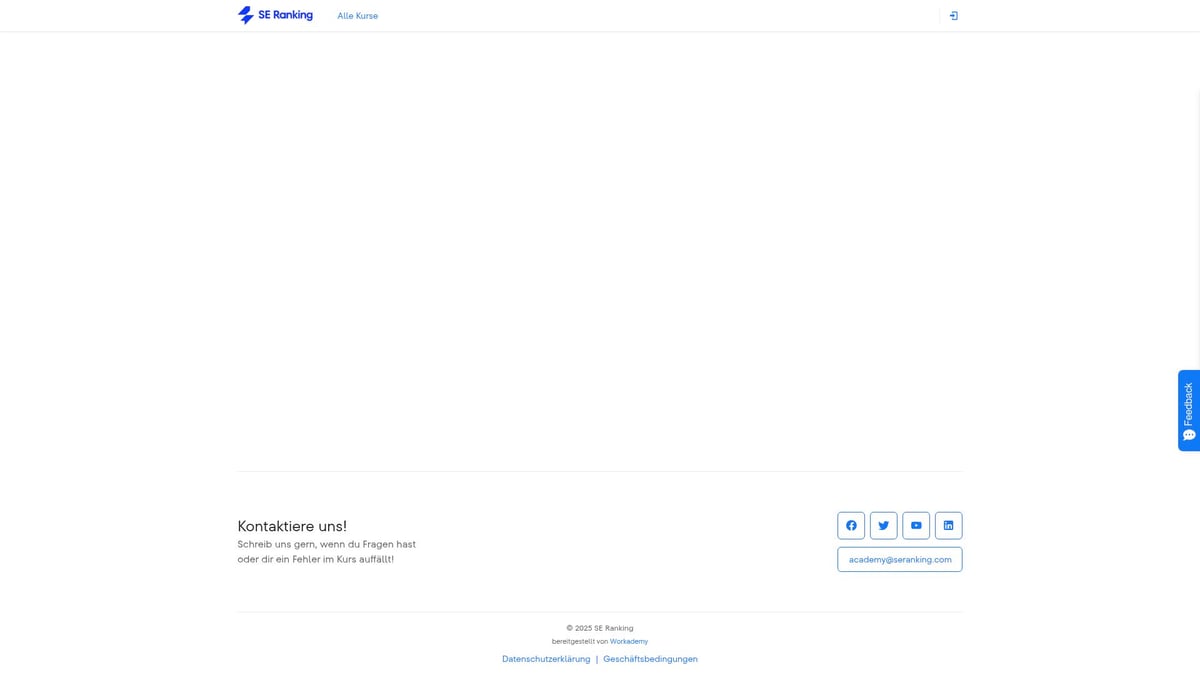 9 SEO Kurse 2026, Die Dein Online-Marketing Revolutionieren - SEO-Grundlagenkurs von SERanking