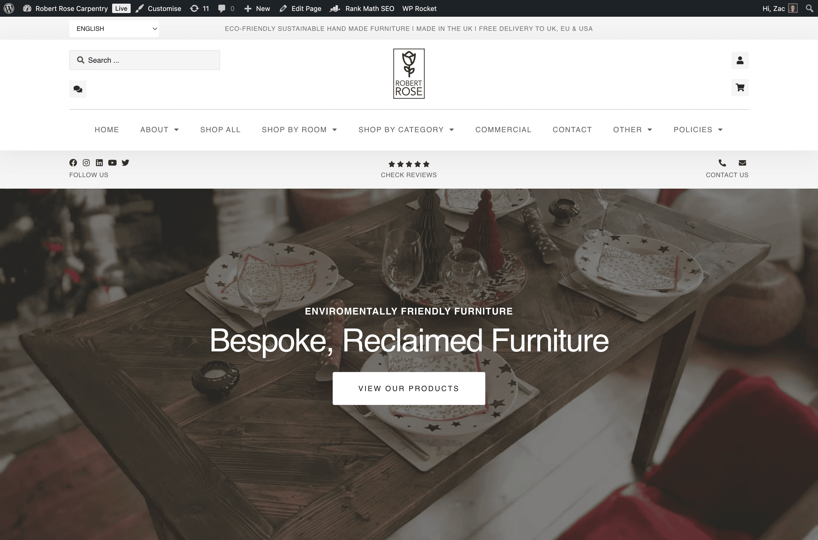 Business dashboard showing revenue, deals, customer list, growth chart, and new activity.