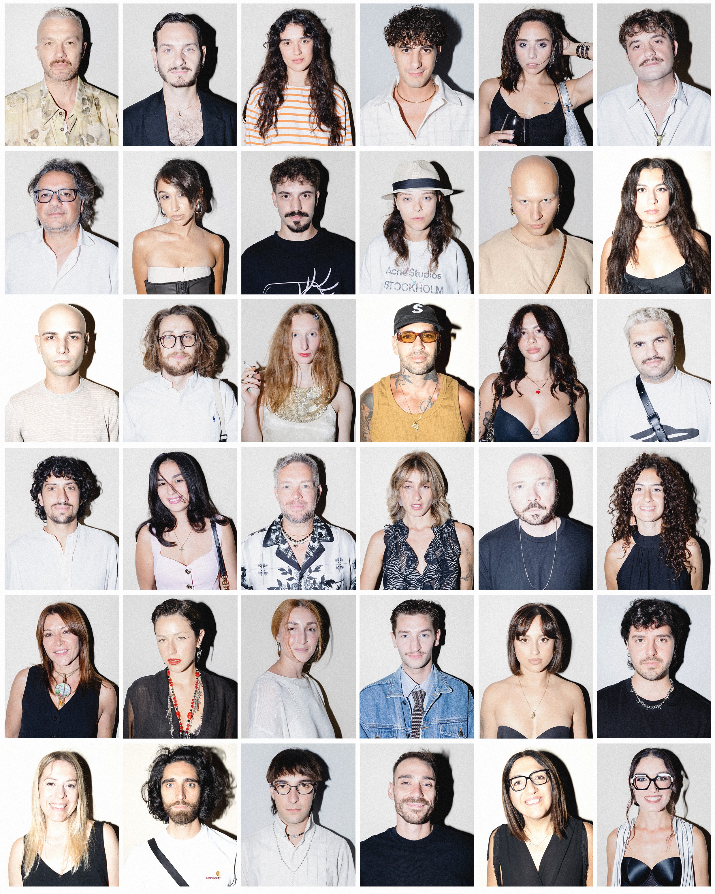 a blurry photo of a person standing in front of a wall