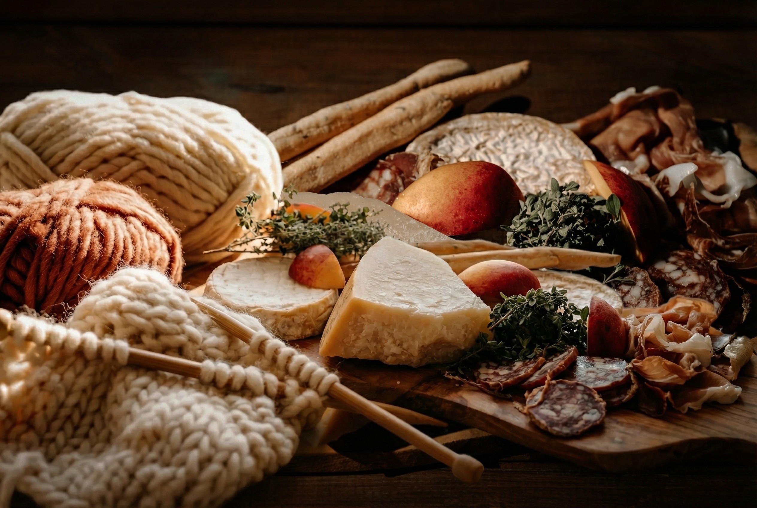a narrow street with a store with a bunch of colorful items on display