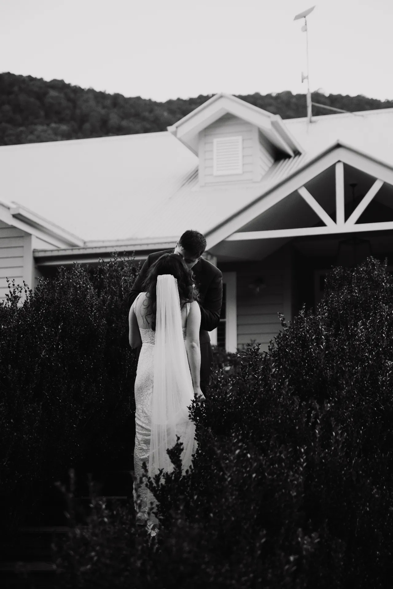 woman in white wedding dress