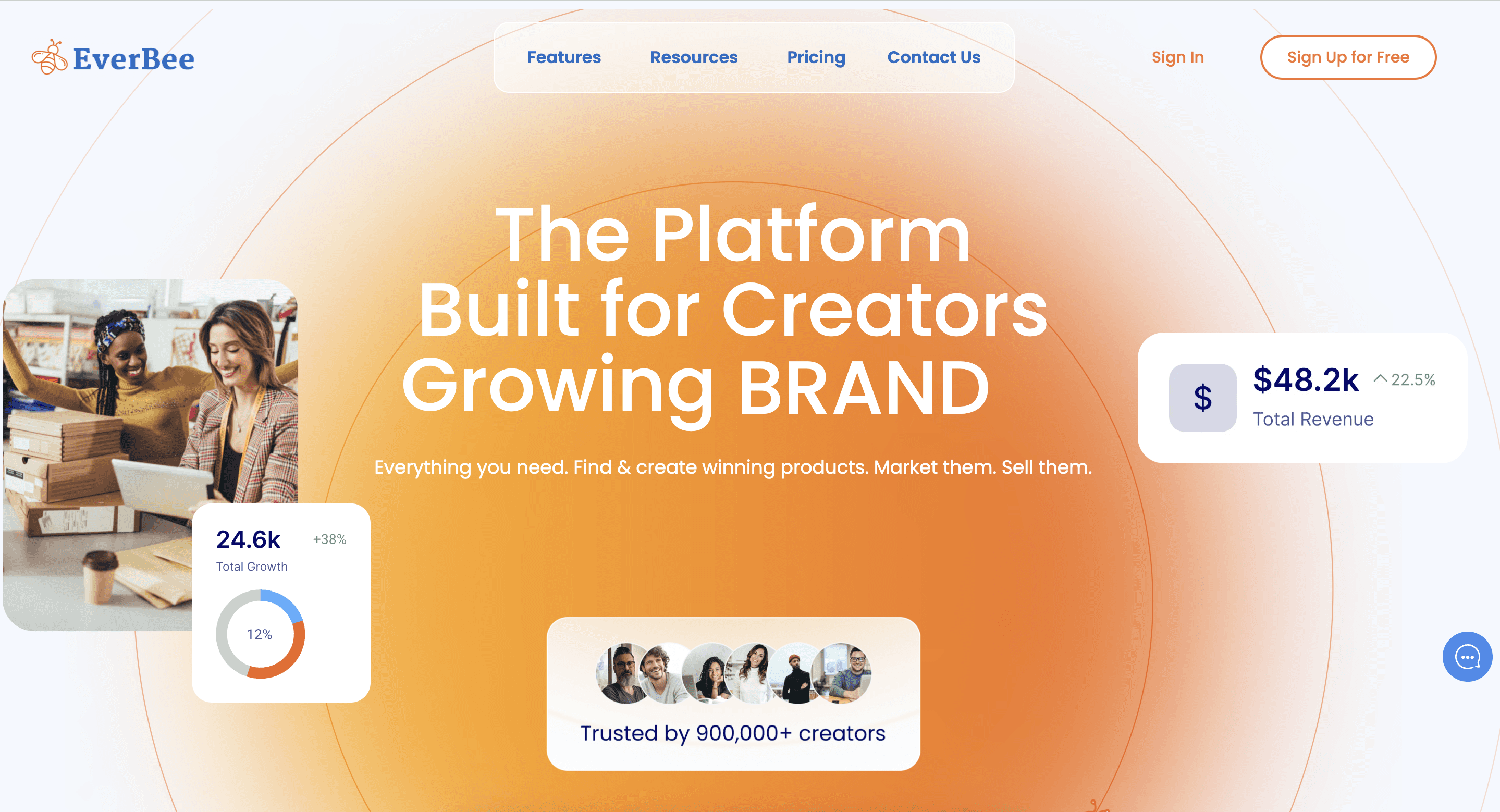 sign up for Everbee