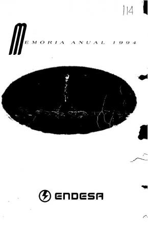 ENDESA S.A. Memoria anual.