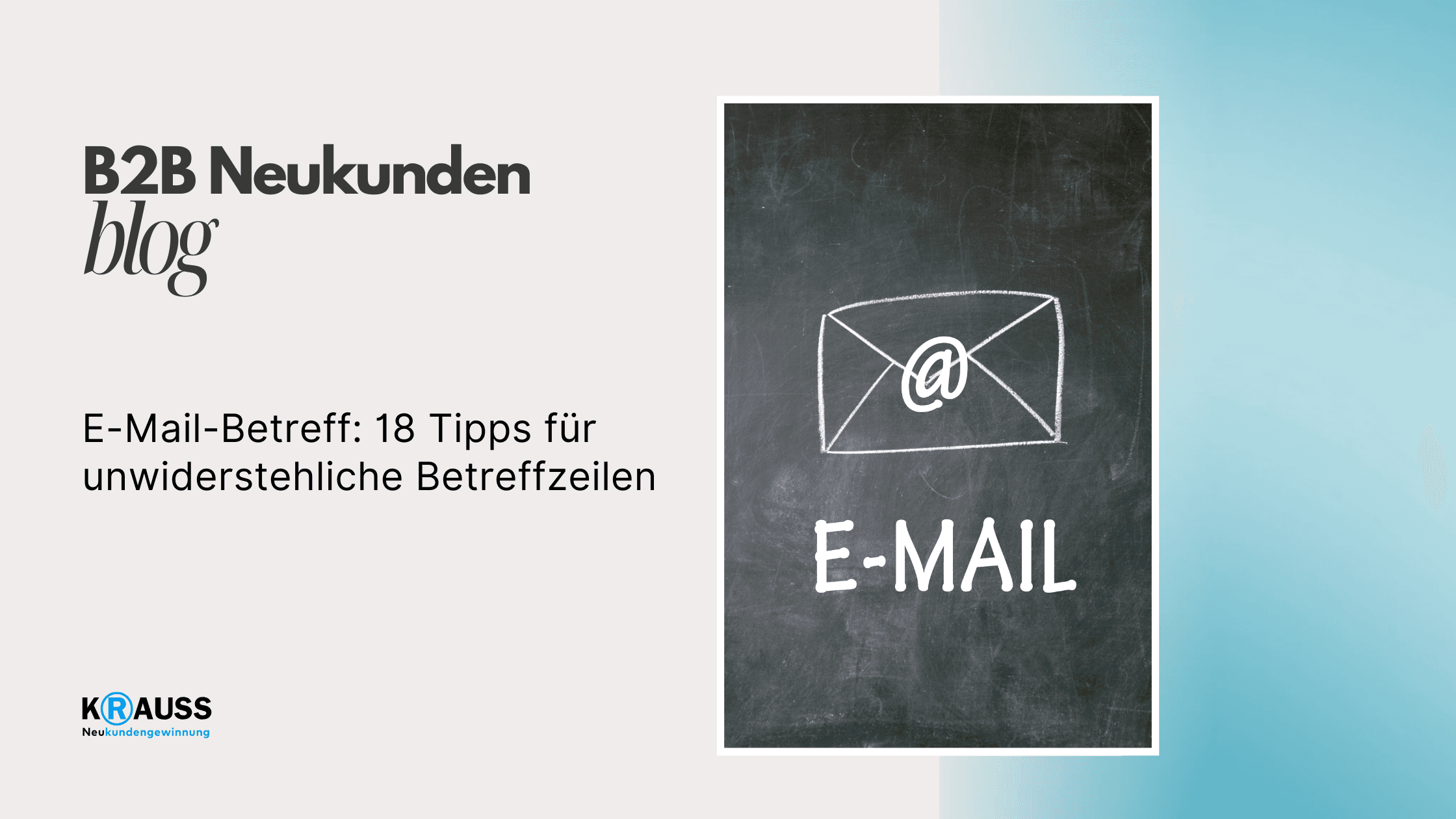 E-Mail-Betreff: 18 Tipps für unwiderstehliche Betreffzeilen