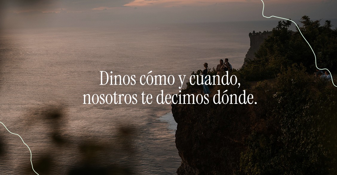 Cartel: Dinos cçomo y cuando, nosotros te decimos dónde