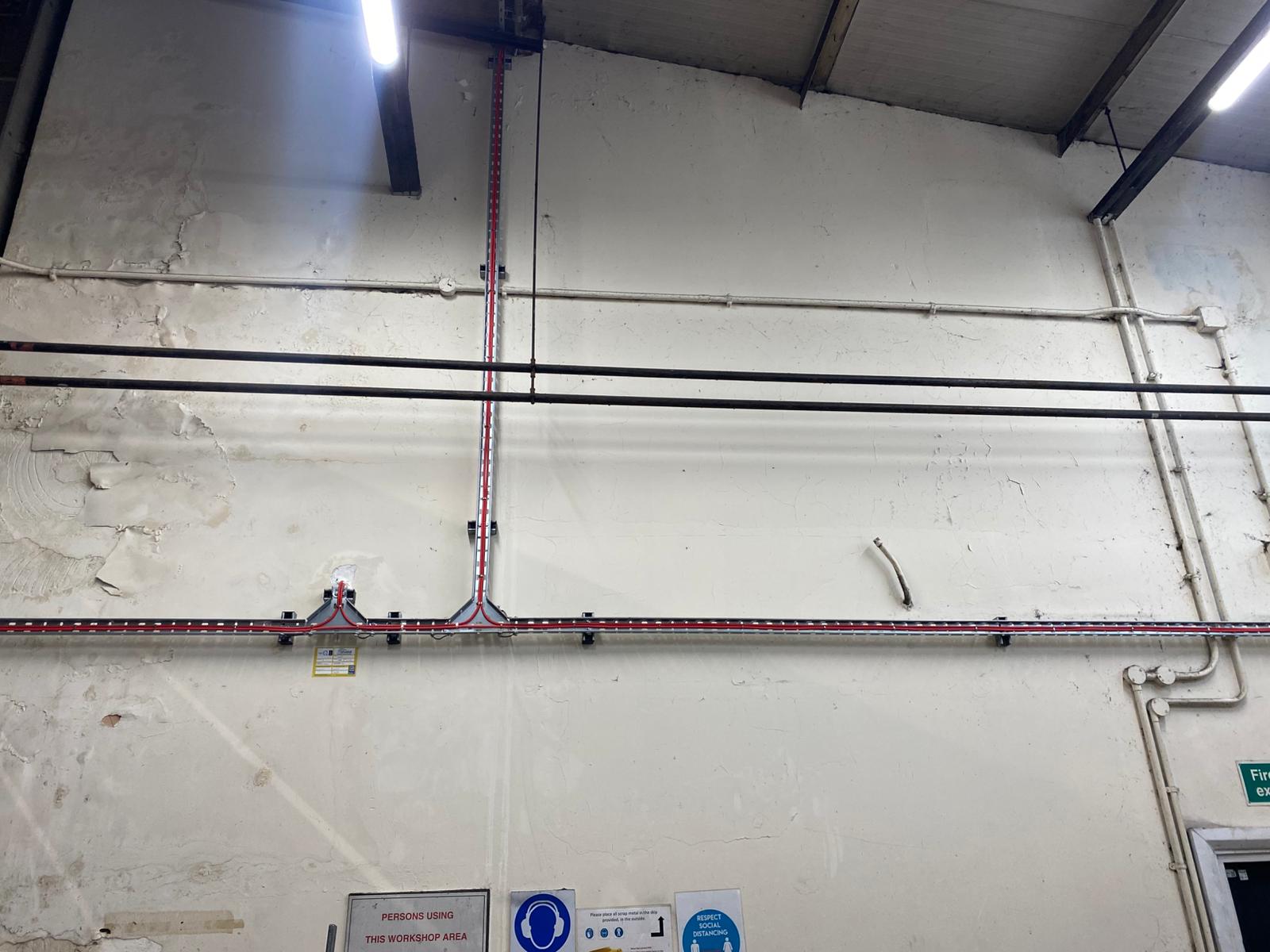 An electrical rail project completed by DPH 