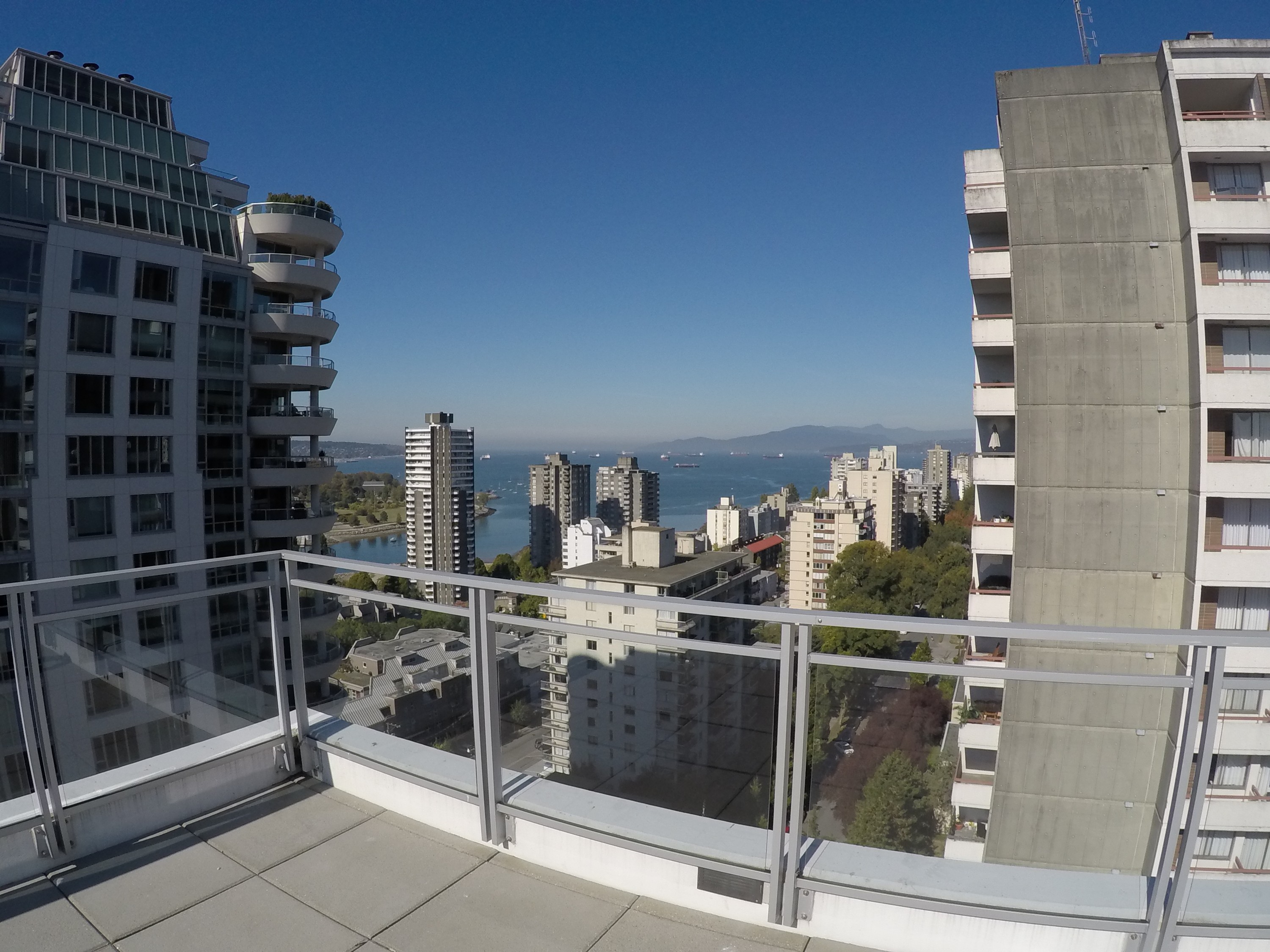 Vancouver skyline looking West