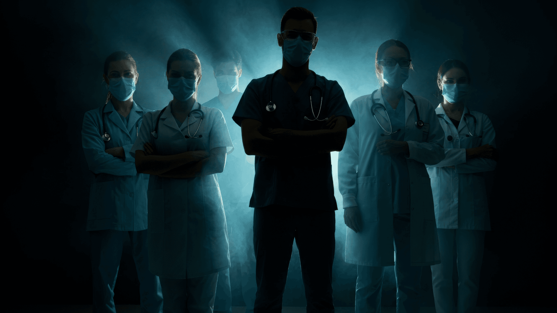 Drone shot of a running track at night