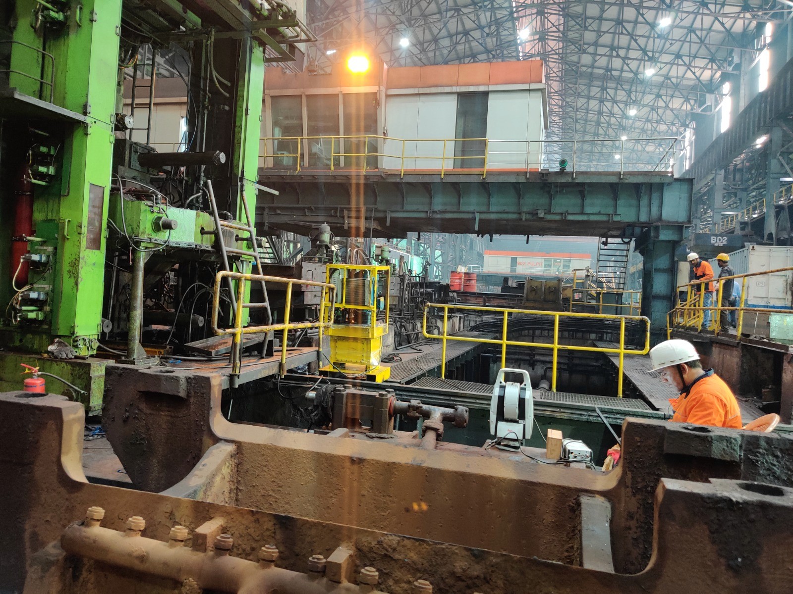 black and orange power tool