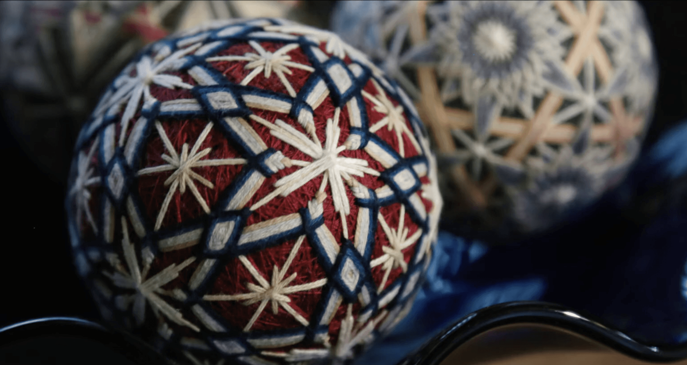 temari, embroidery, made in Japan