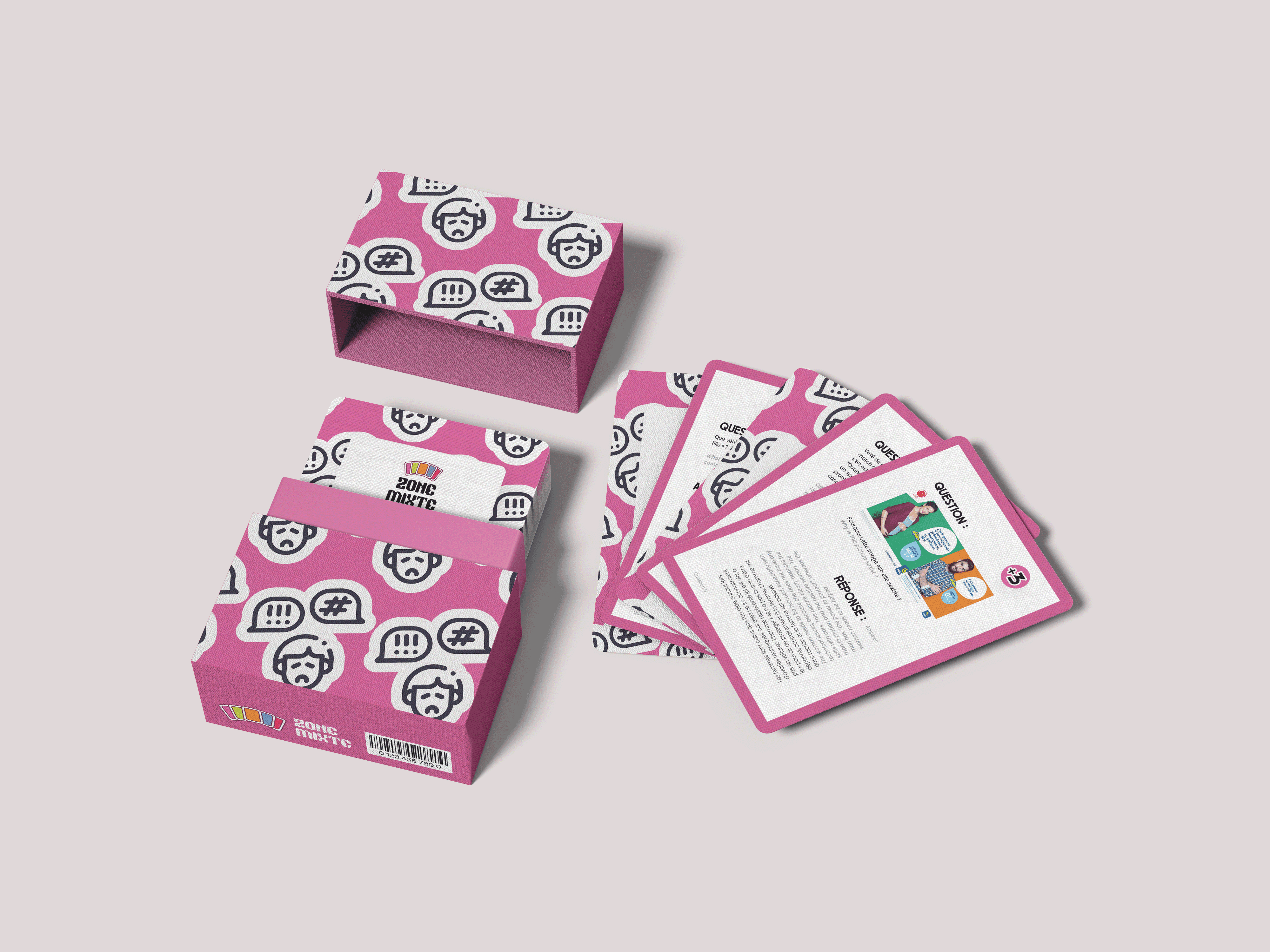 jeu cartes zone mixte