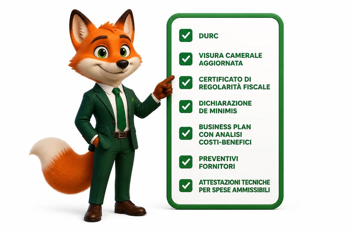 Requisiti documentali bandi turismo