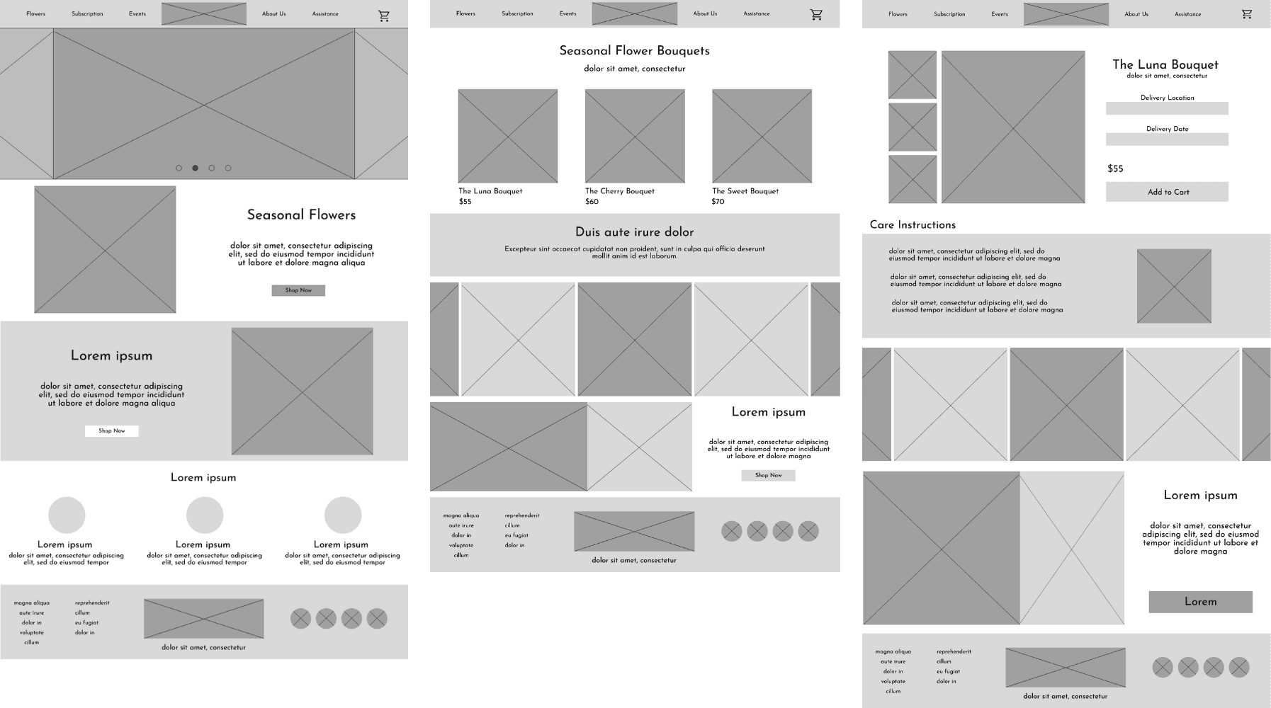 Lo-Fi Mockups