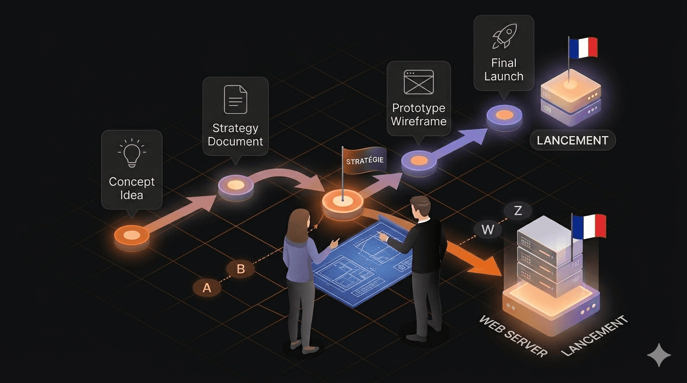 Upward graph image of webapp illustrations