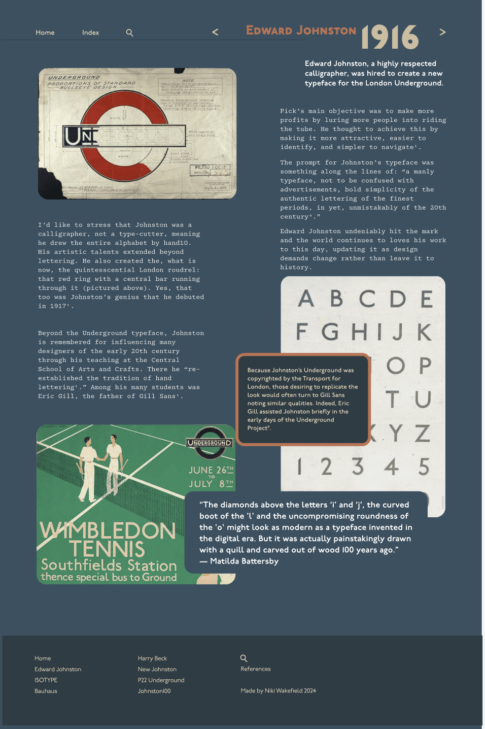 Early iteration 1916 page