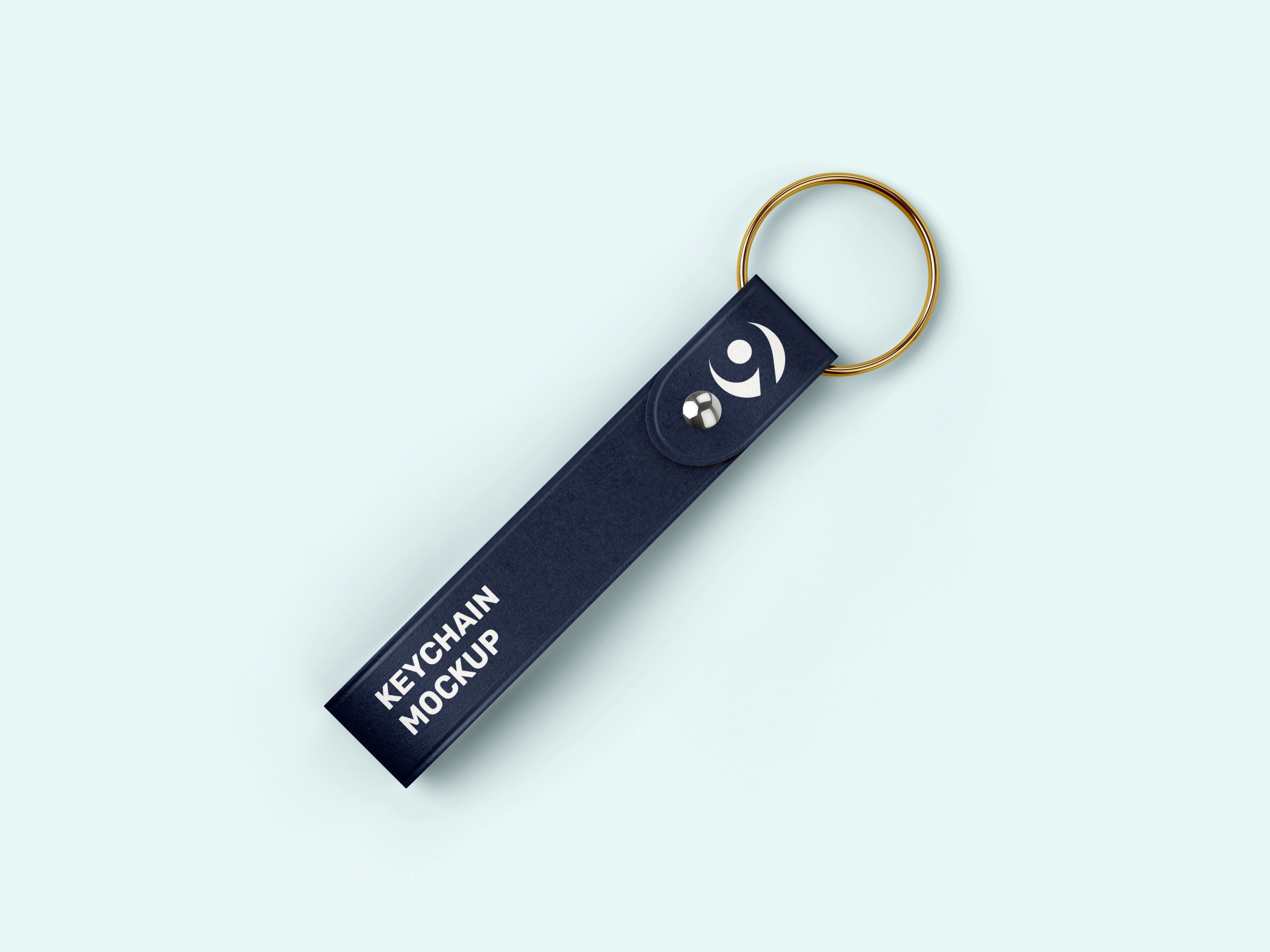 Free Strap Keychain Mockup