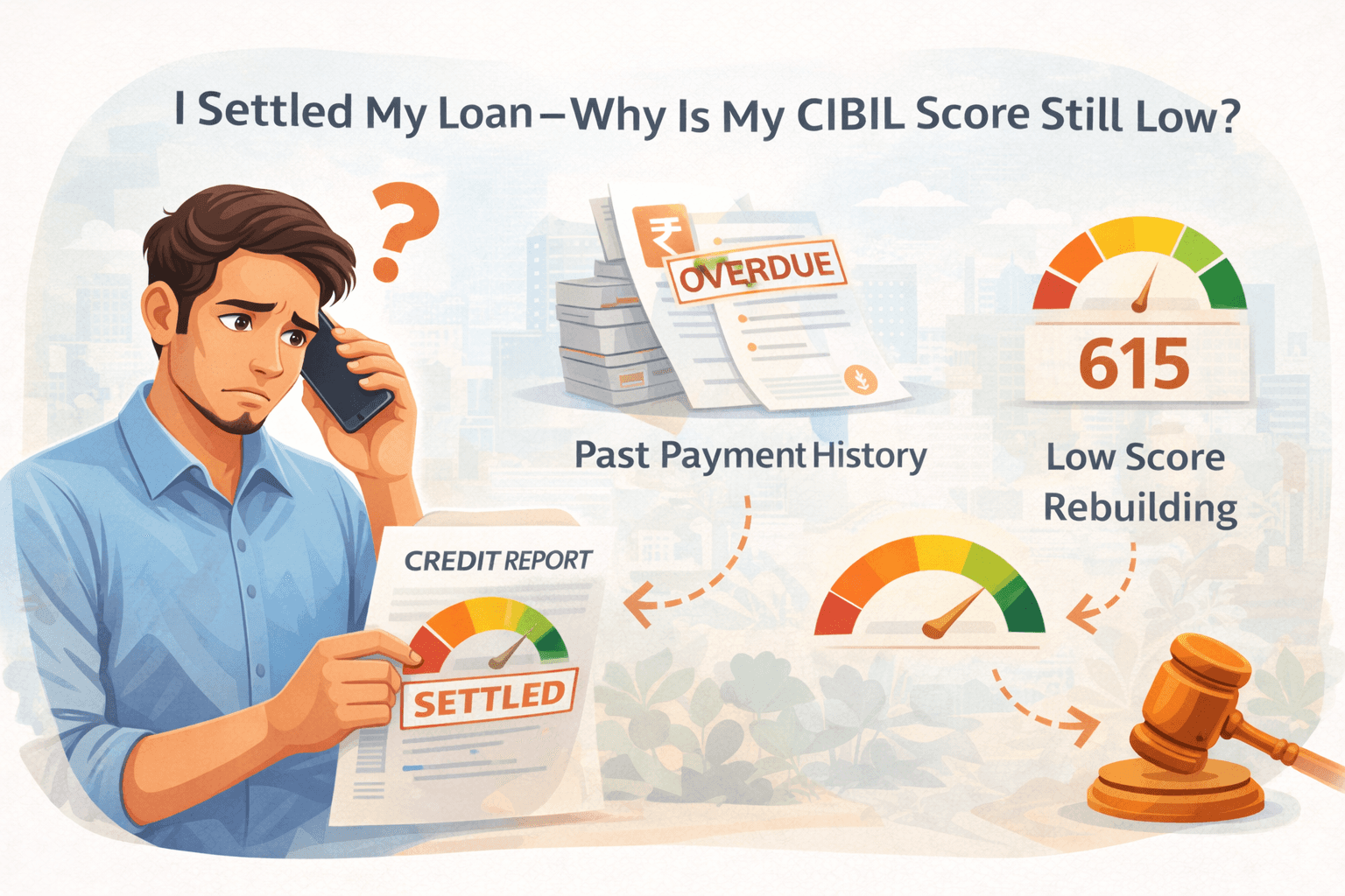 I Settled My Loan - Why Is My CIBIL Score Still Low?