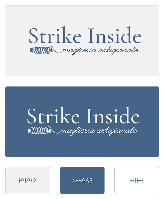 “Per Strike Inside, storica maglieria artigianale di Genova, Aura Studio — agenzia di comunicazione genovese — ha realizzato un progetto completo di branding: restyling del logo, definizione della brand identity, palette colori, tipografia e linee grafiche coordinate. Un’identità visiva rinnovata, pensata per valorizzare l’artigianalità, il Made in Italy e la qualità dei capi, rafforzando la presenza del brand online e offline attraverso un design contemporaneo, riconoscibile e coerente.