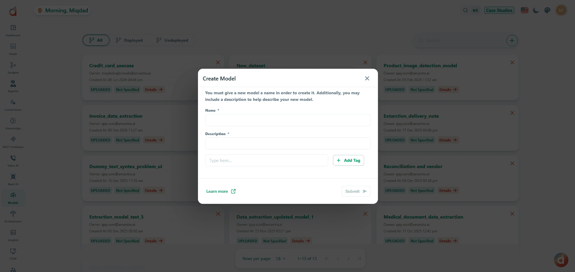 AIRA Hyperautomation product screenshot