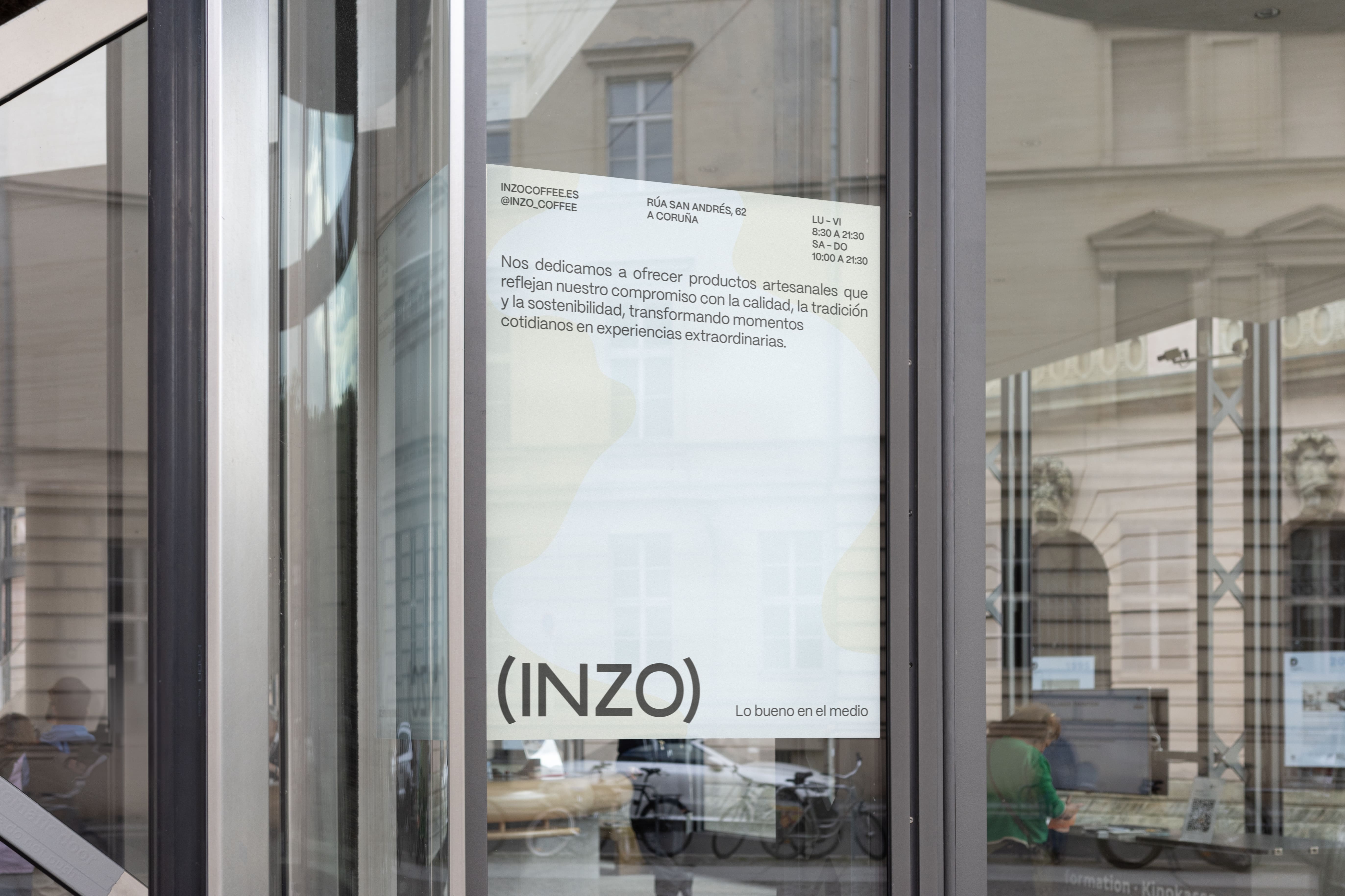 Brand identity for spanish cafe coffee shop in A Coruña Spain