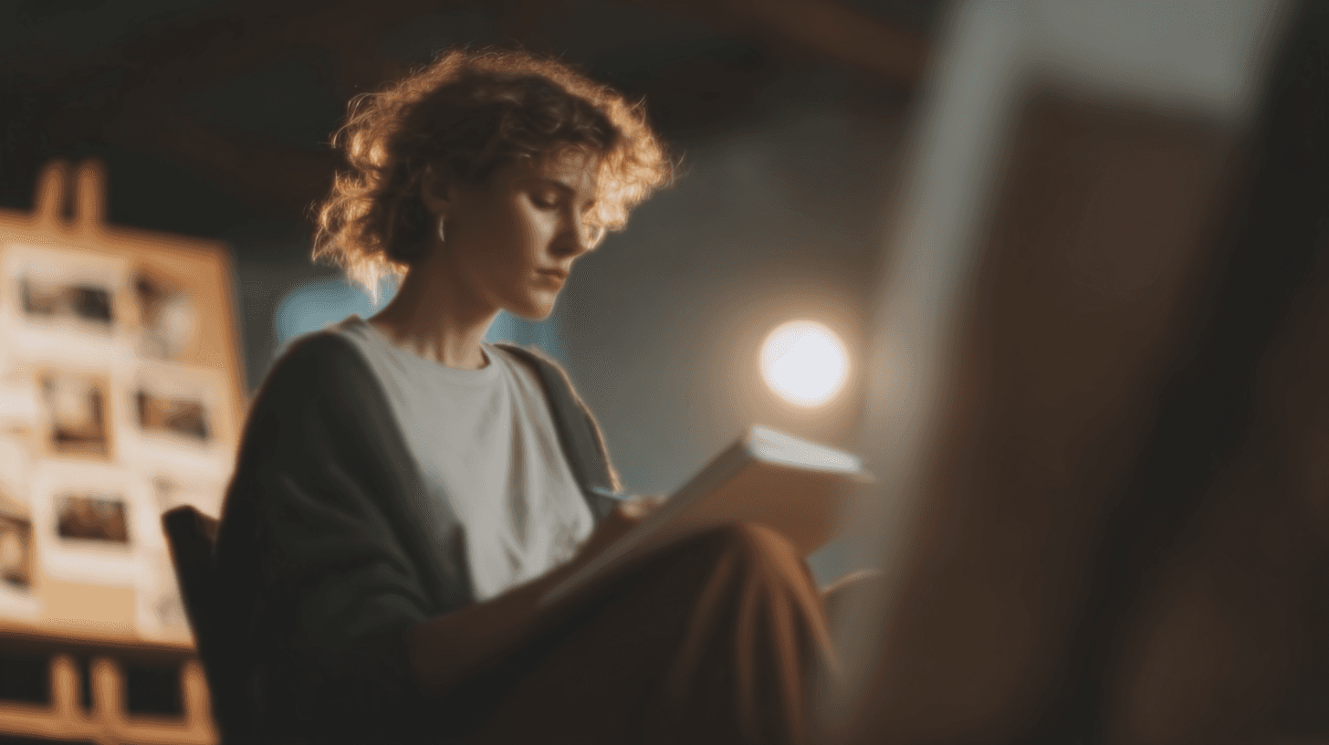 Content creator researching idea