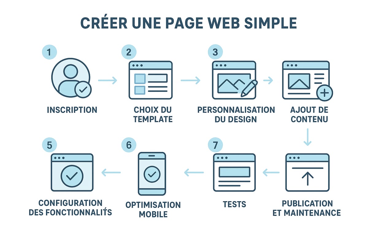 Étapes Chronologiques : Créer une Page Web Simple Facilement