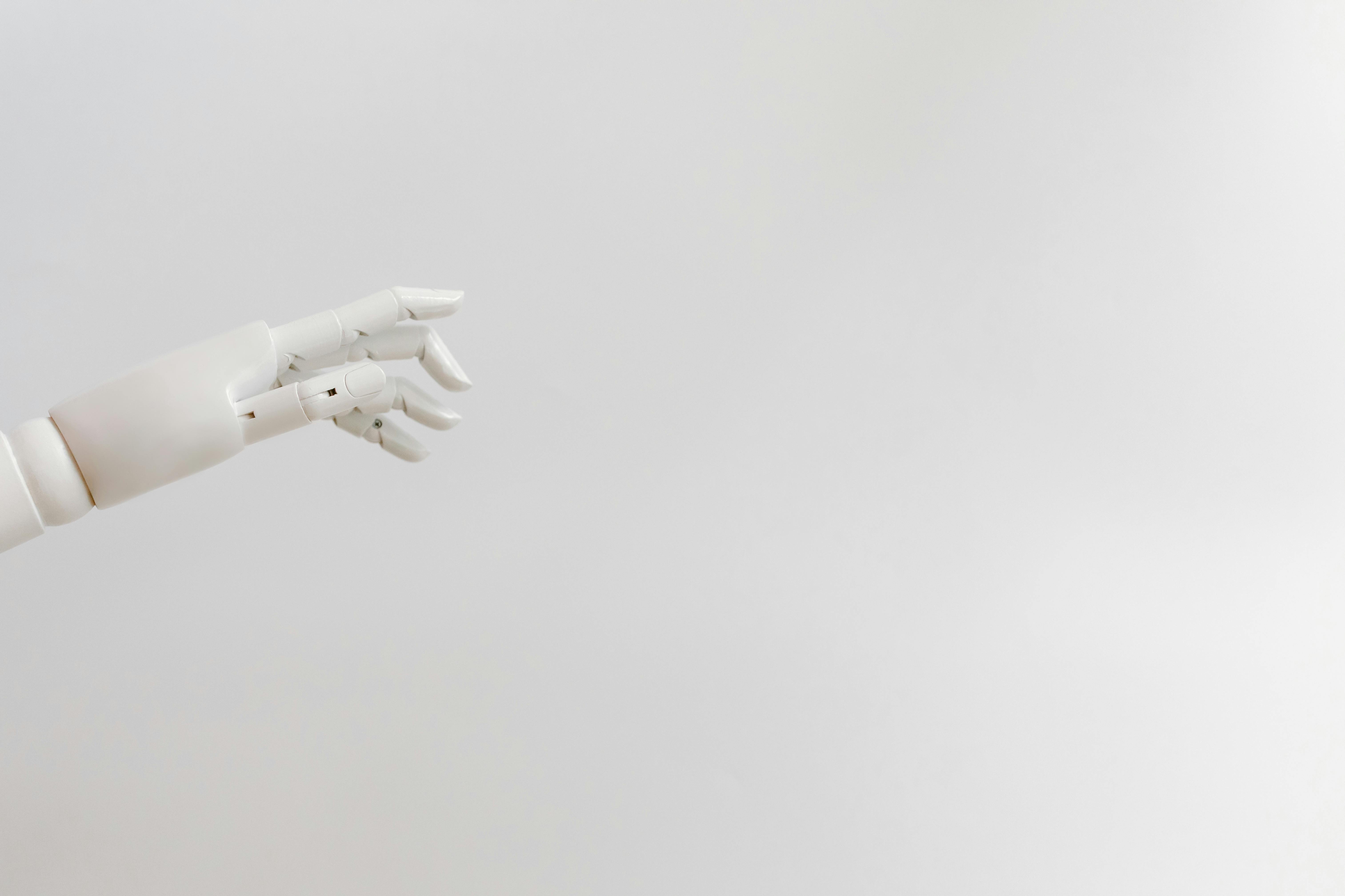 AI image of a robot hand