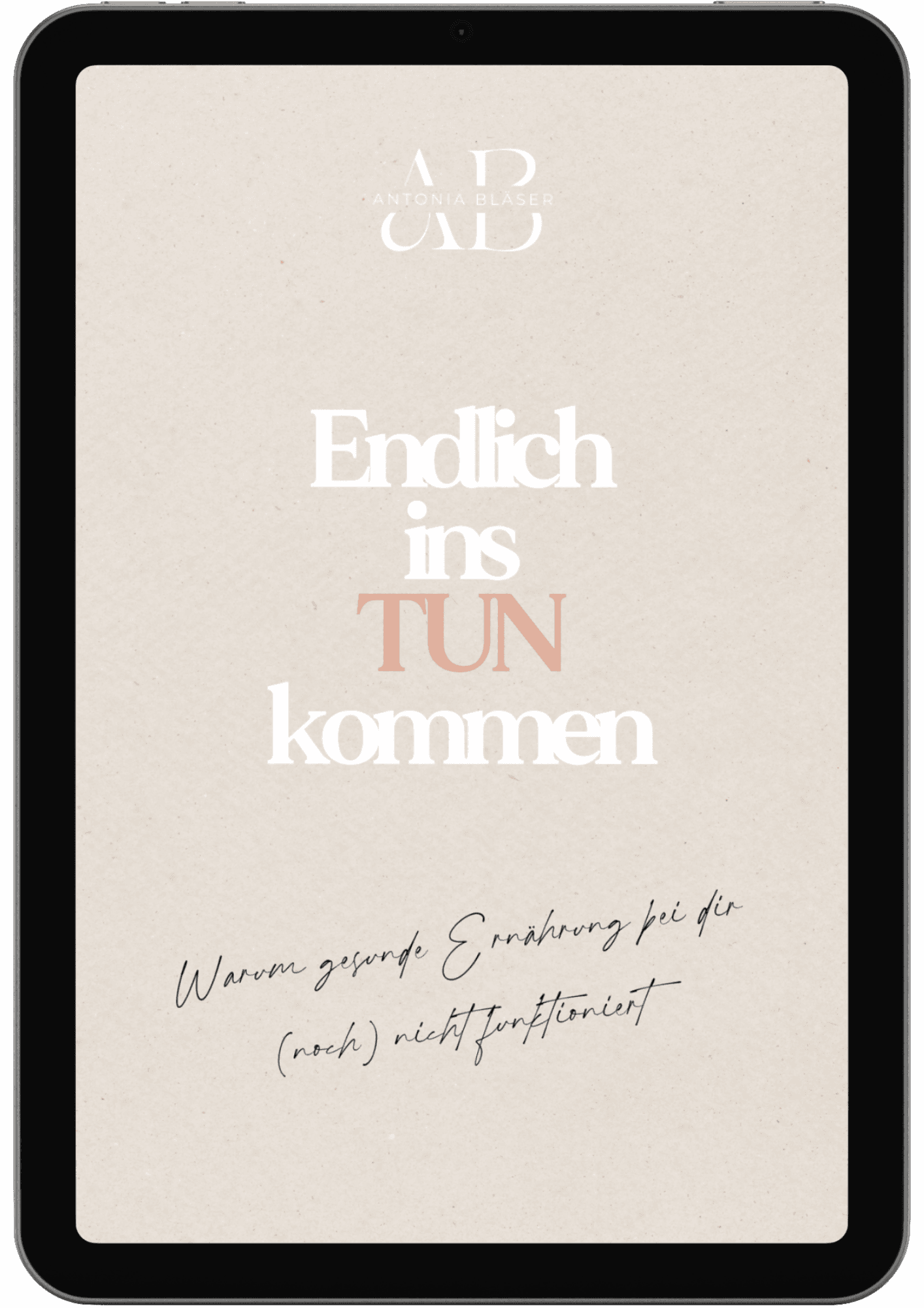 endlich ins tun kommen freebie