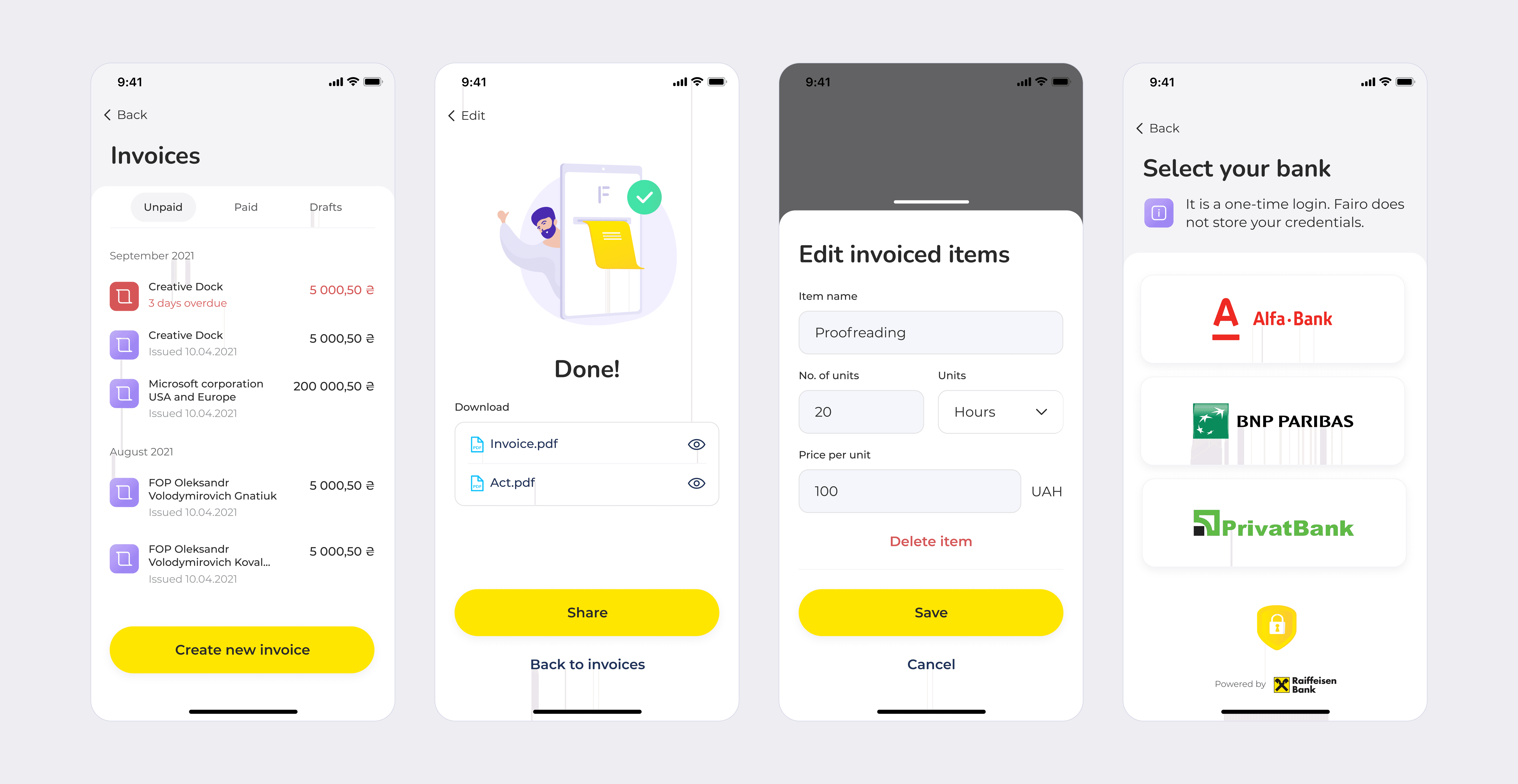 Streetside billboard with flyposters of the Batch.Works brand and illustrations