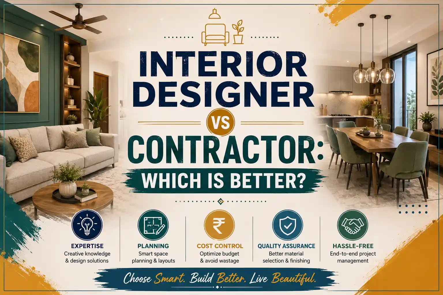 Interior Designer vs Contractor: Which is Better?