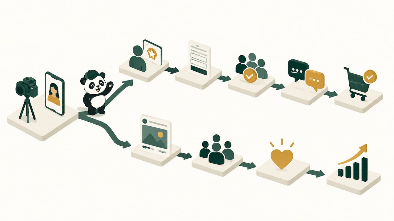 Separate KPI paths for creator campaigns