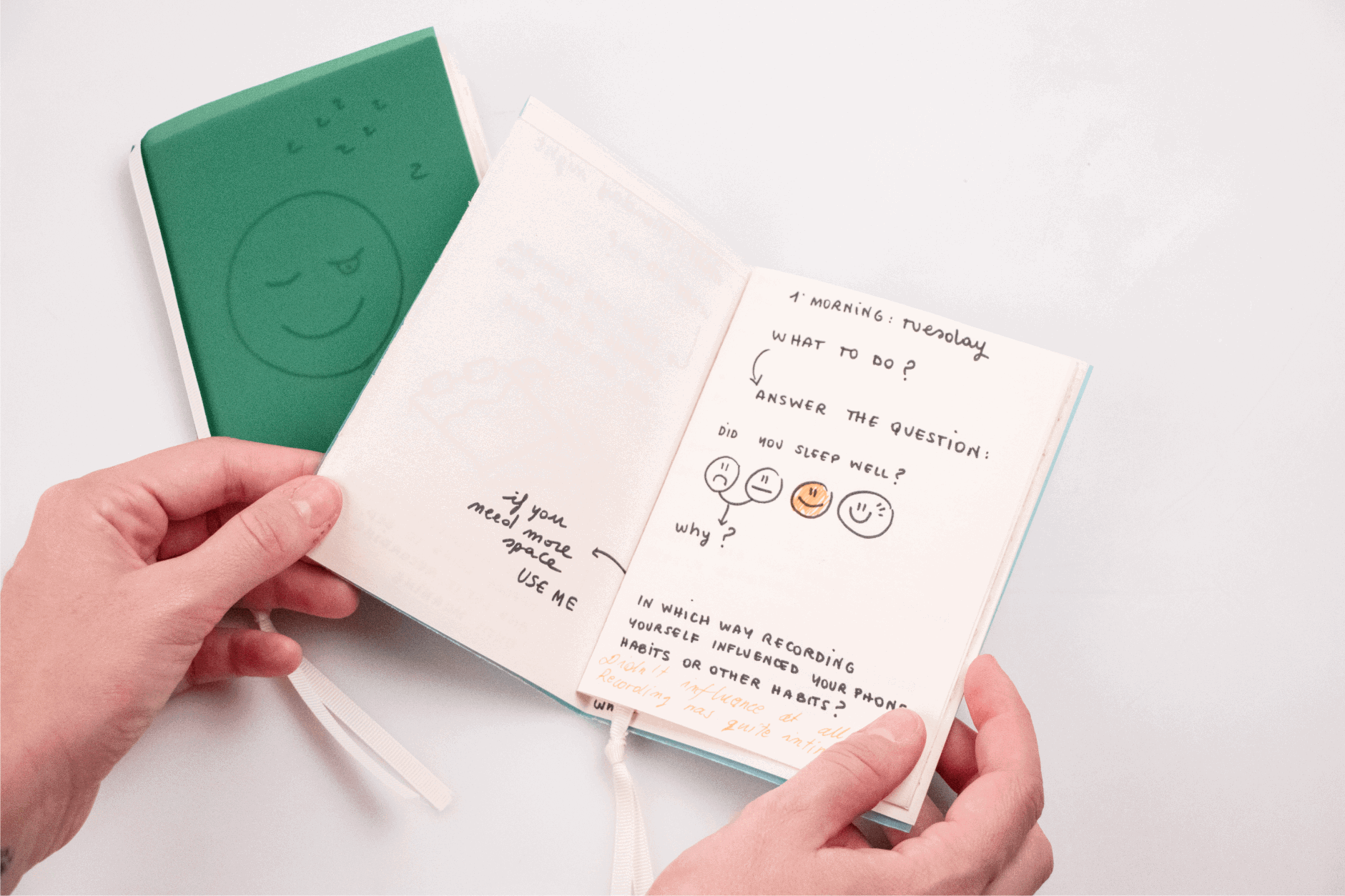 Food magazine spread combining editorial photography with modern typography desig