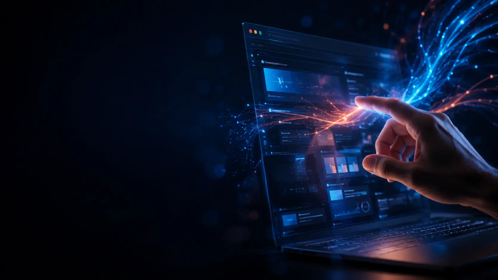 Custom web design and development in Lebanon with a modern interactive website interface