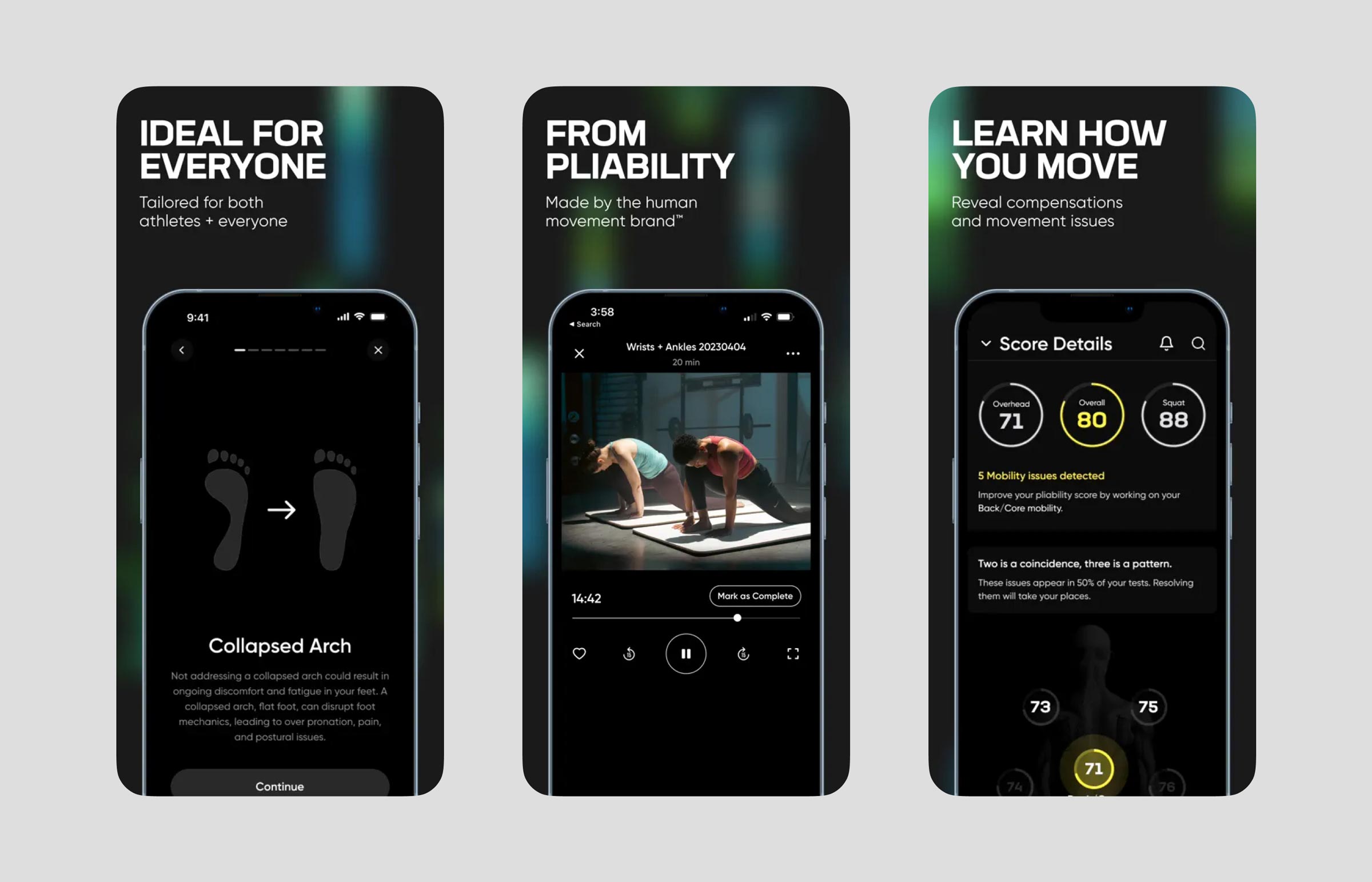 In April 2024, Pliability released a stand-alone app devoted to the Mobility Test, further cementing the crucial role it has played for the company since its inception.