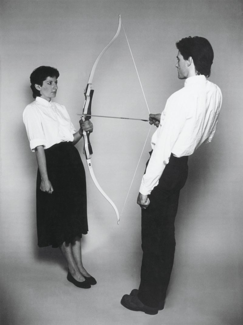 Marina Abramovic and Ulay's "Rest Energy"