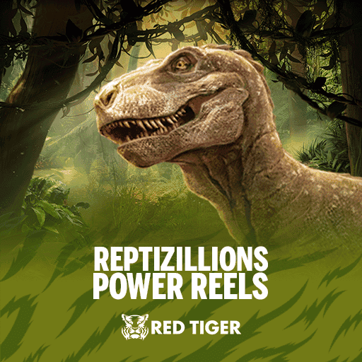 Reptizillions Power Reels - logo officiel Red Tiger