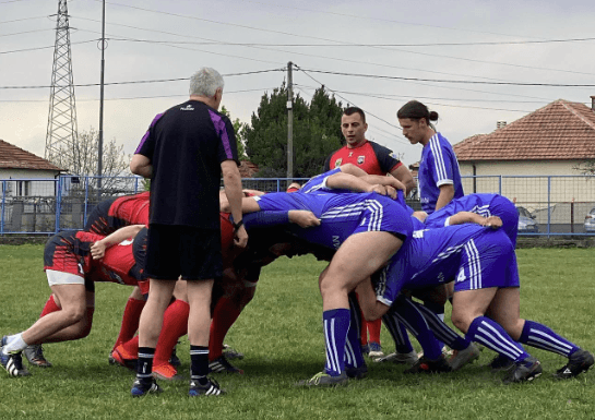 rugby scrum