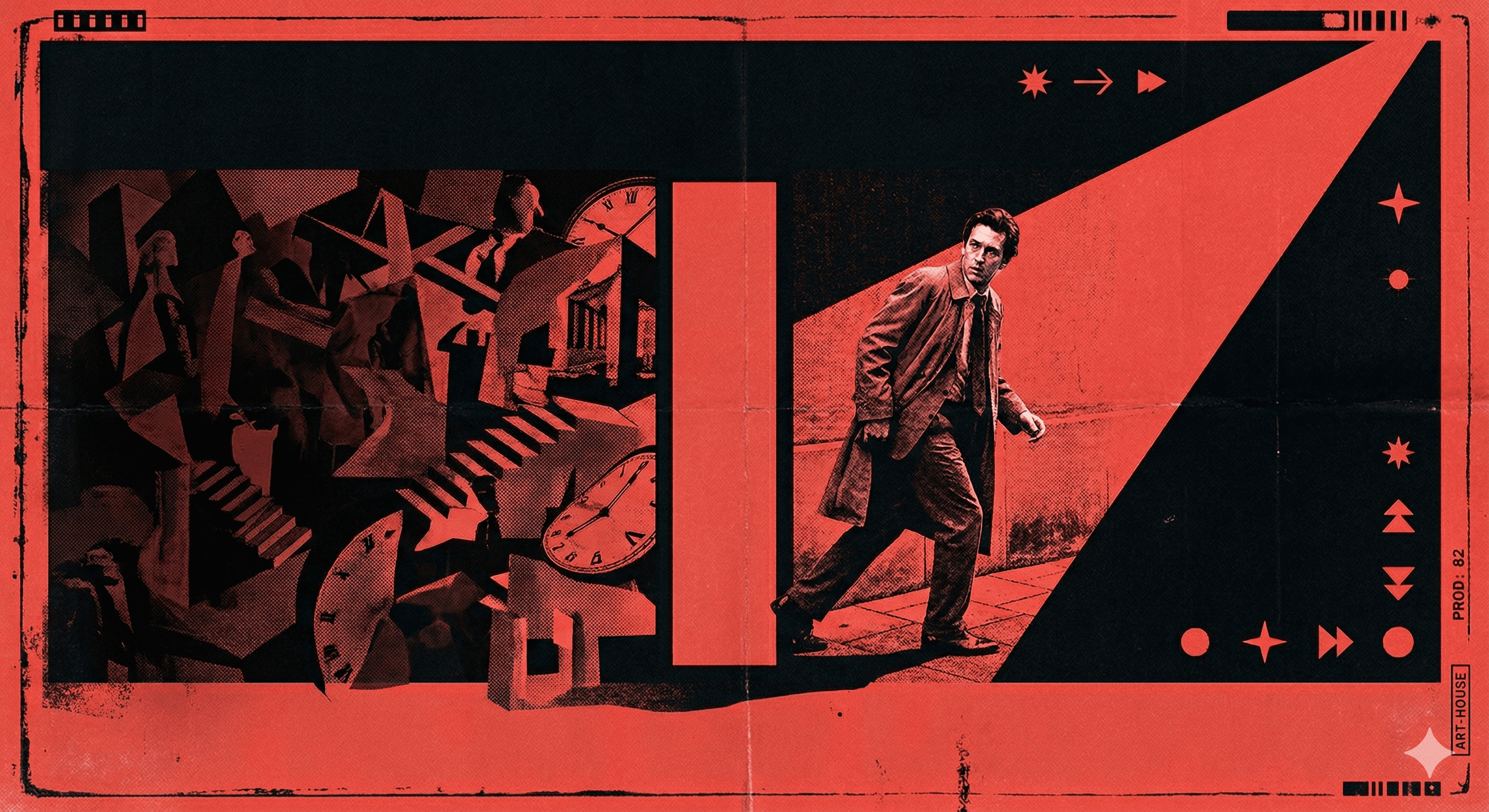 a person looking back at the highlight of absurd world