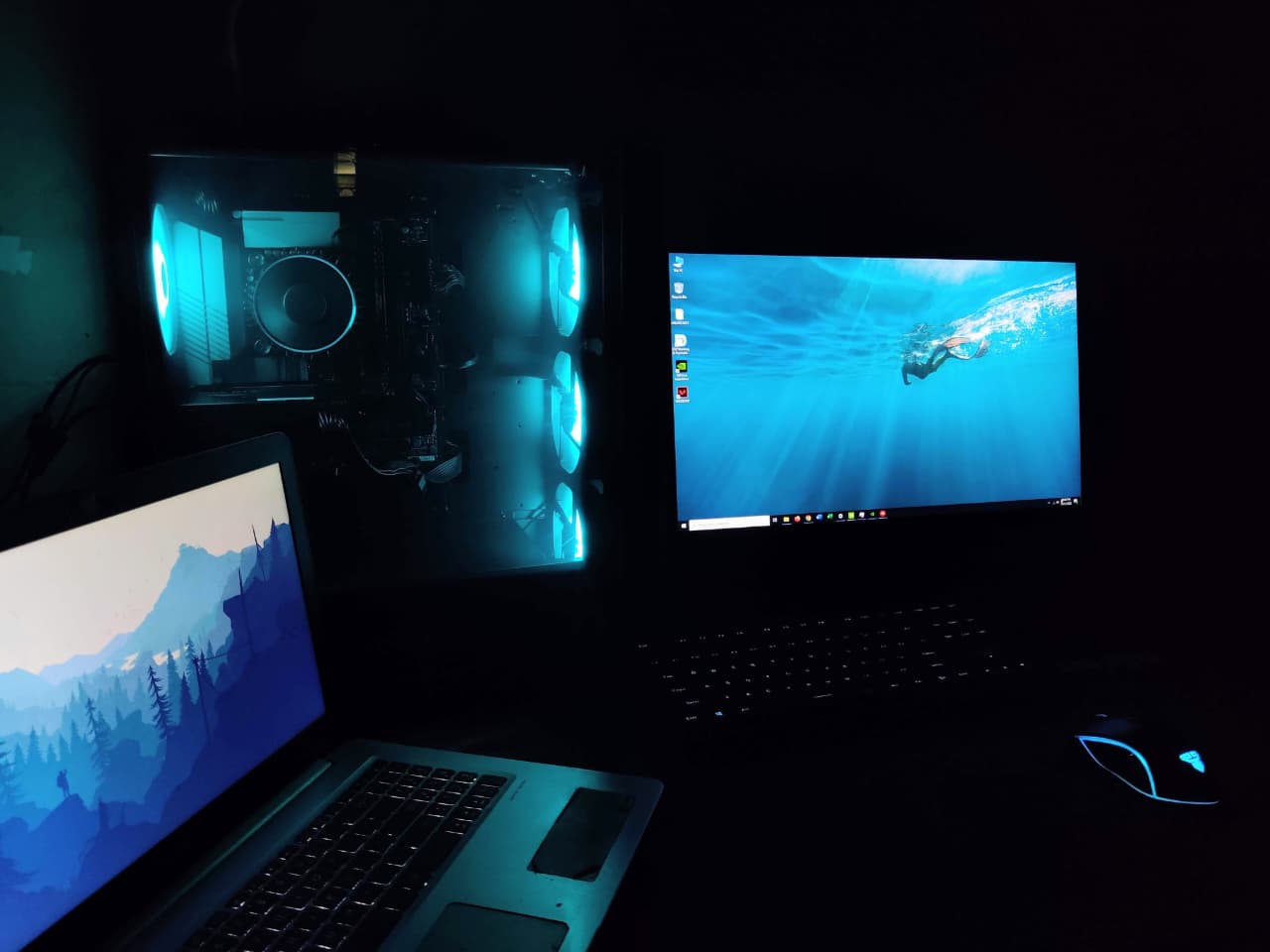 Woman with color palette