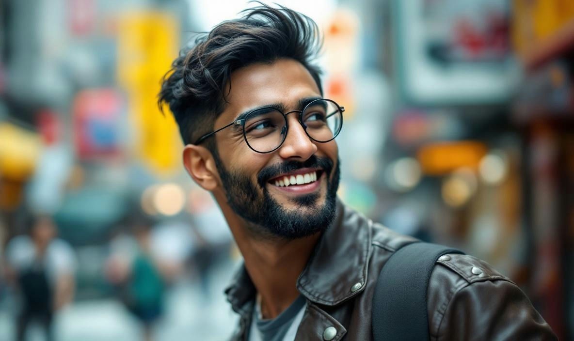 Man wearing glasses 