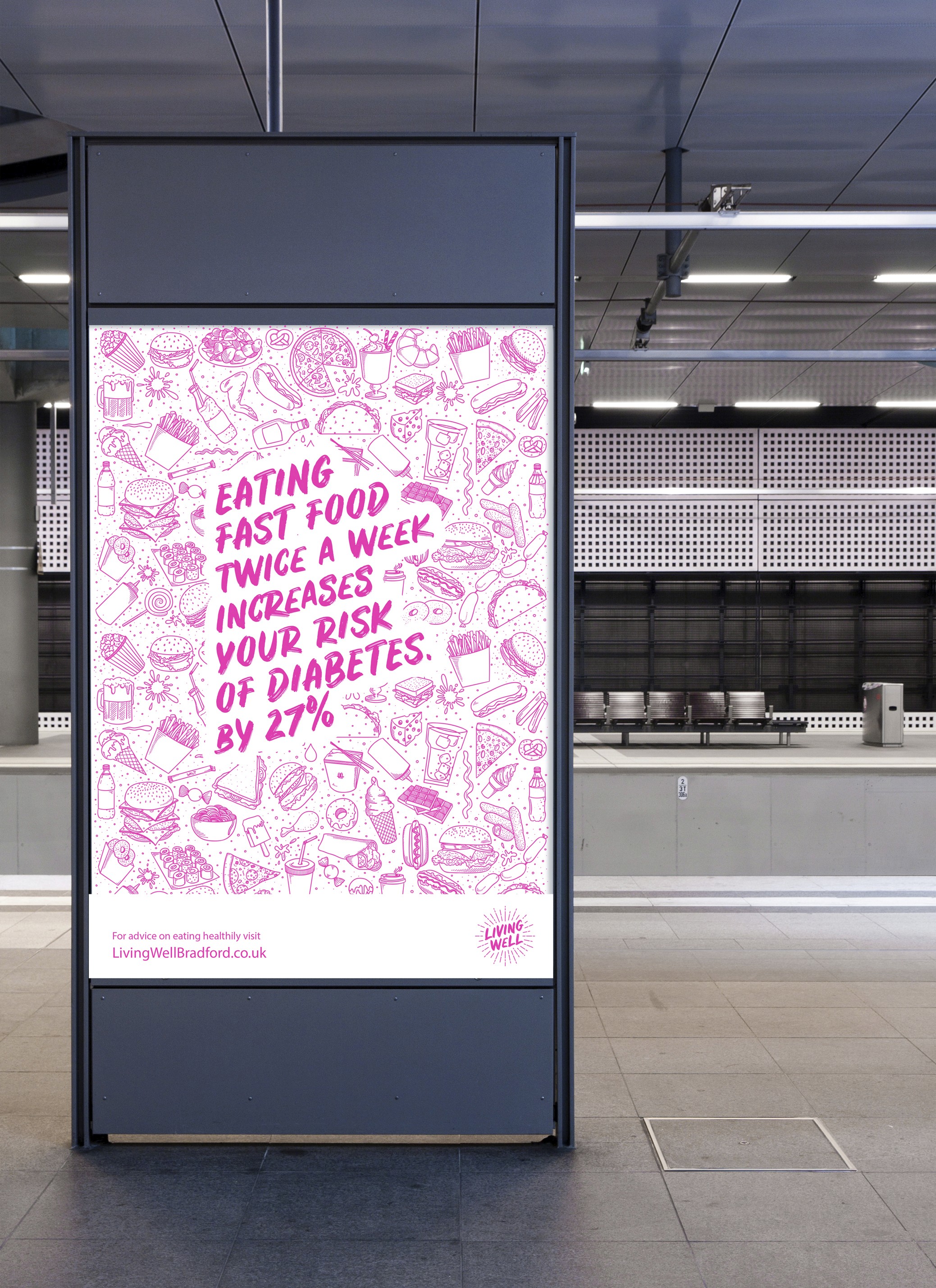 Bradford Living Well poster