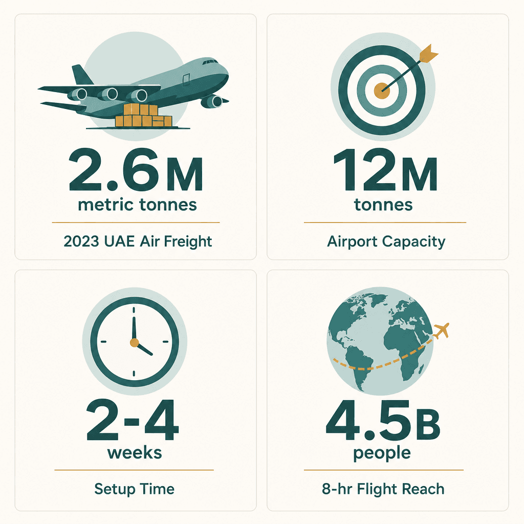 Infographic: Air Freight Transport Business License in Dubai