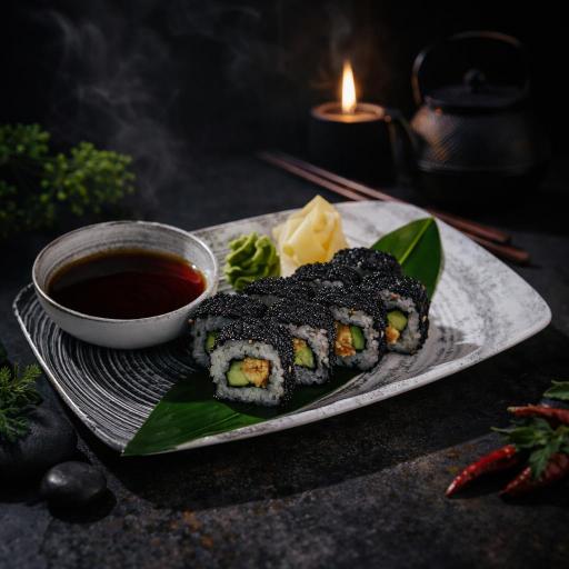 orange flower with black background