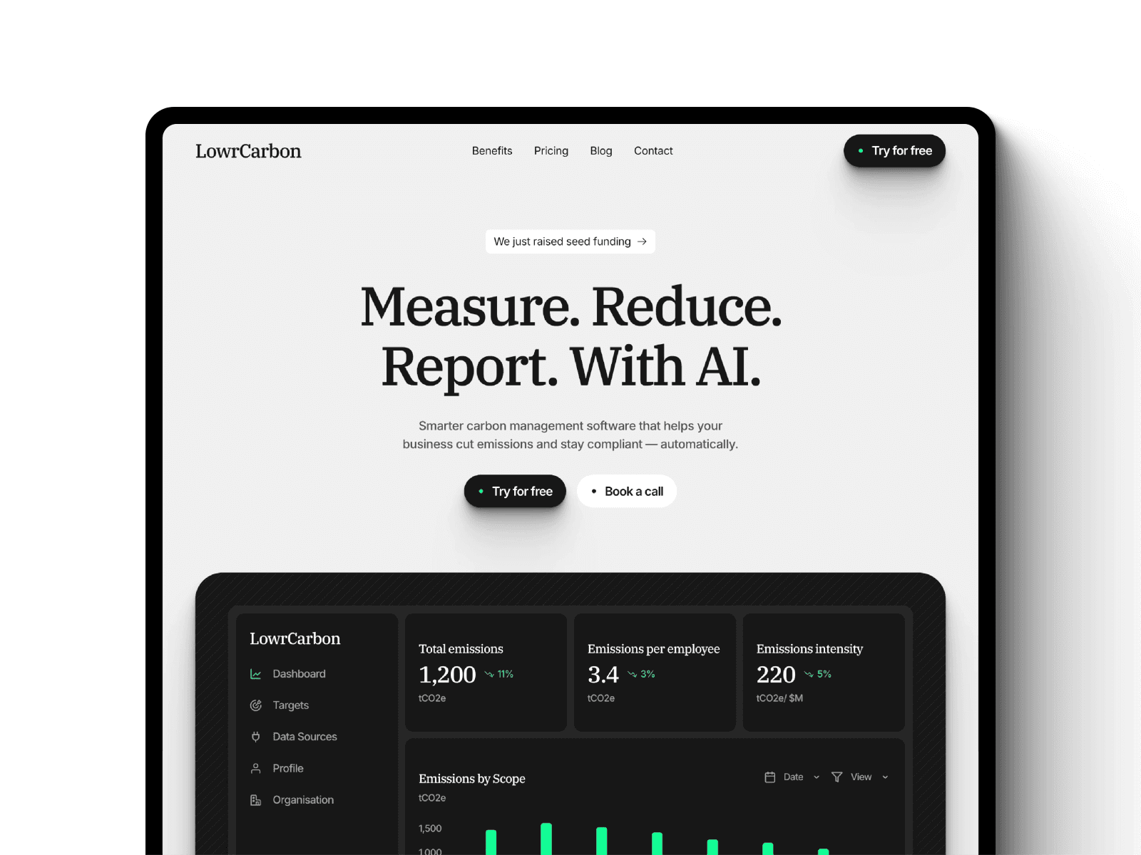 Top 16 AI Website Templates - LowrCarbon