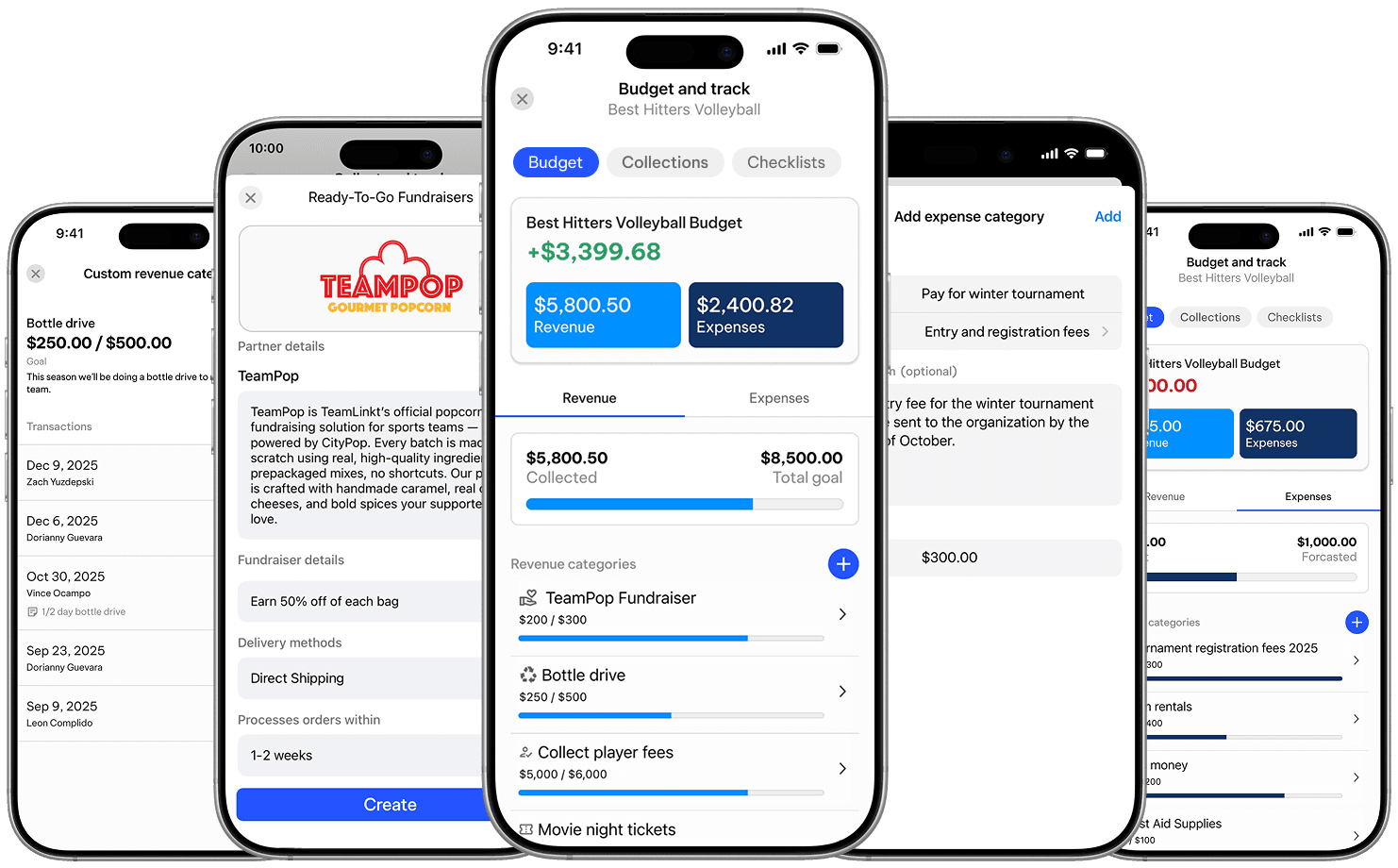 TeamLinkt's Team Budget Software Hero Banner