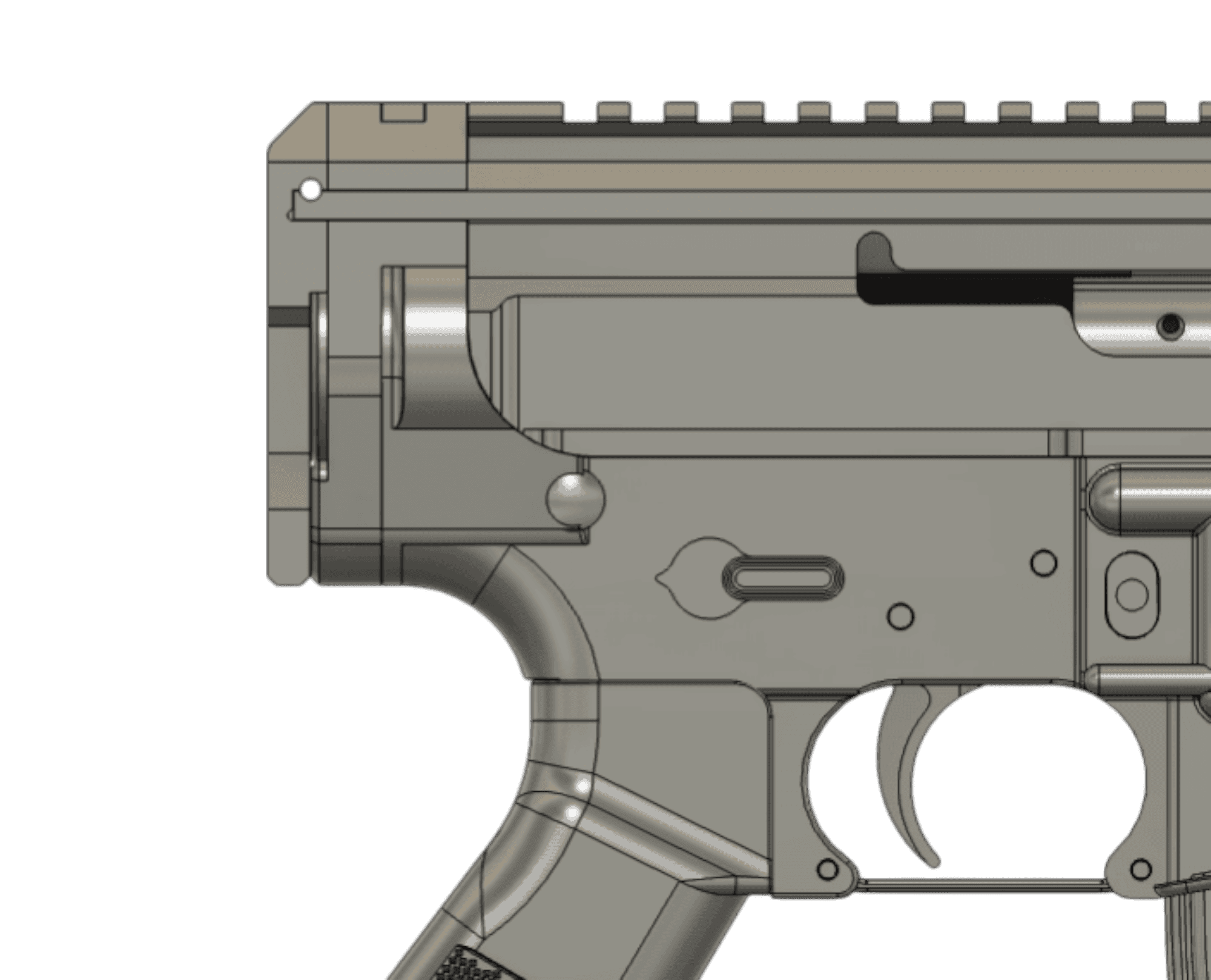 1.36 AR Upper Low profile compact brace