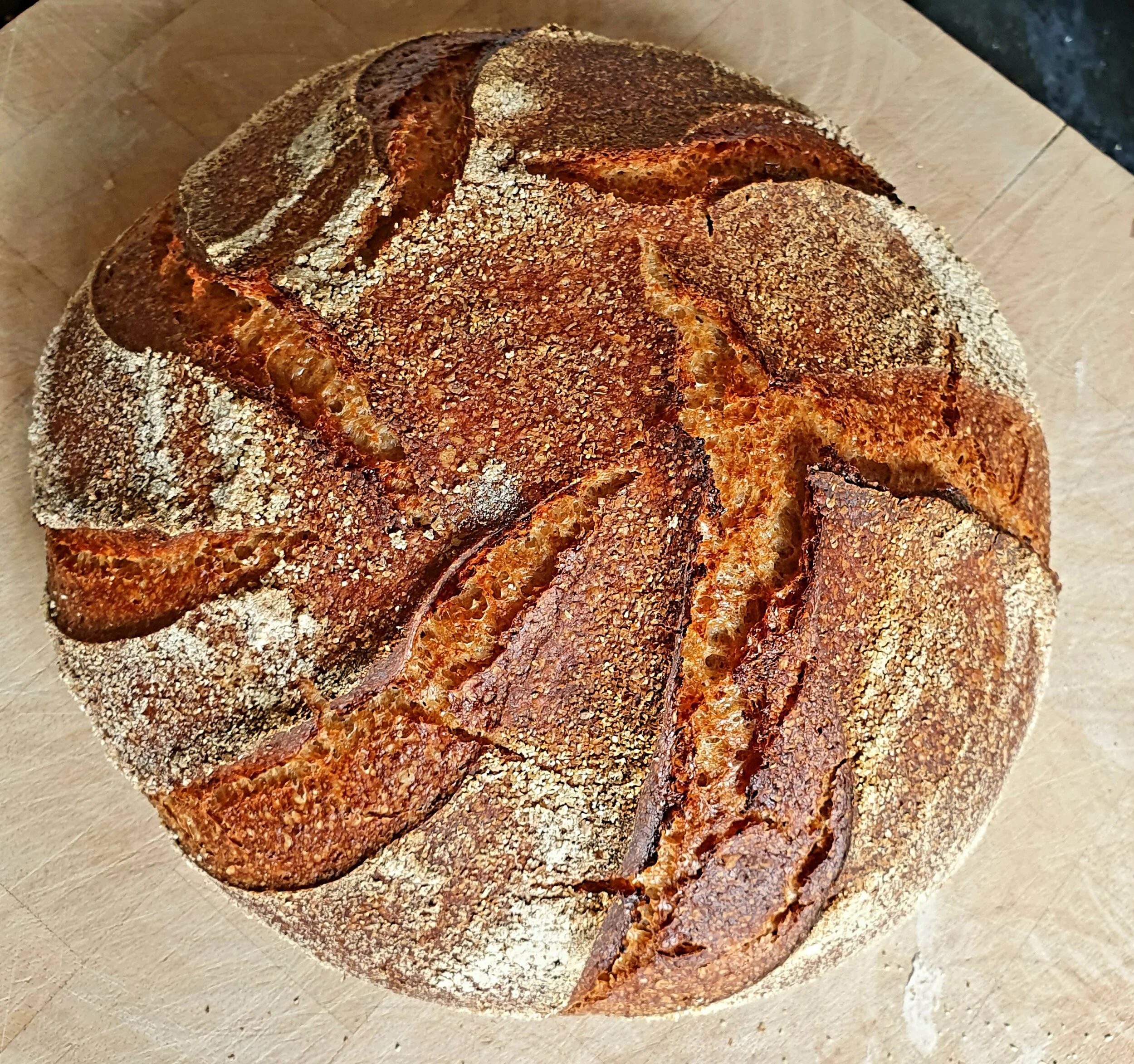 Loaf of sourdough bread