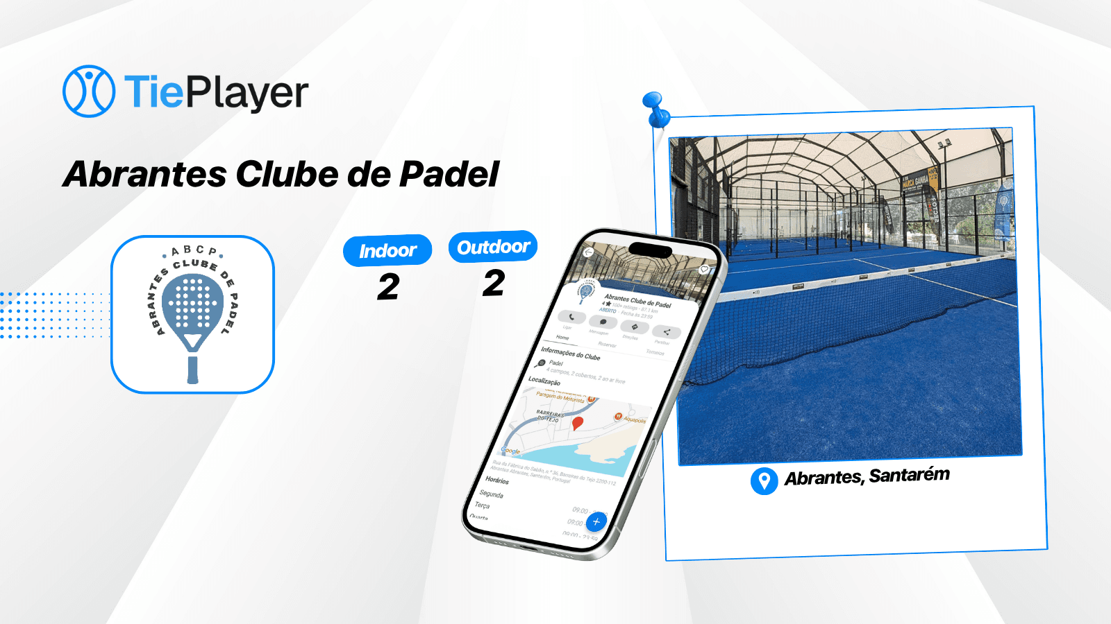 Book a padel court at Abrantes Clube de Padel