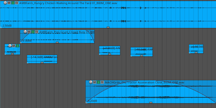 Screenshot from inside Reaper project